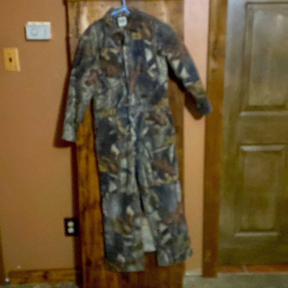 Camo kids coveralls